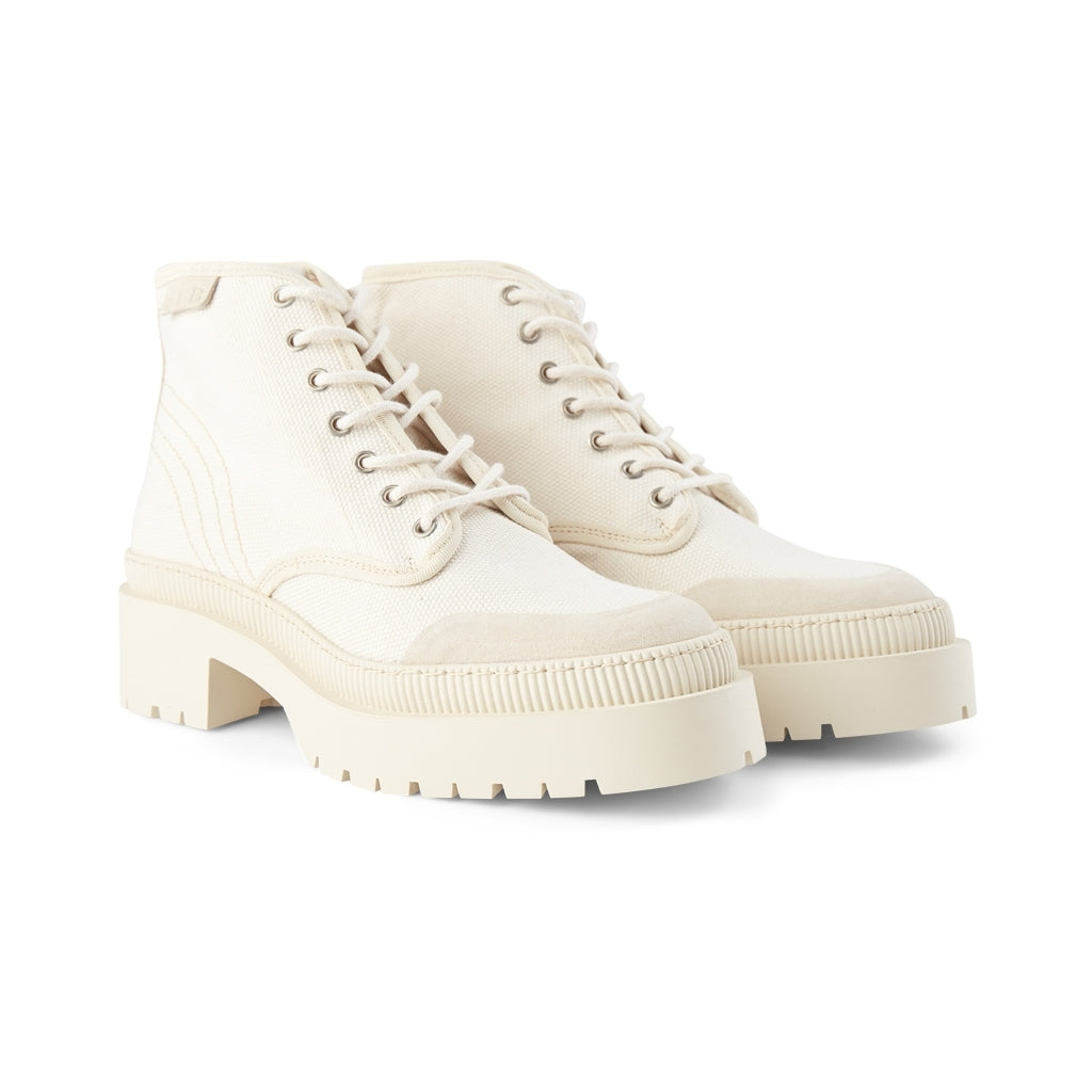 SHOE THE BEAR WOMENS Bea boot textile Boots 127 OFF WHITE
