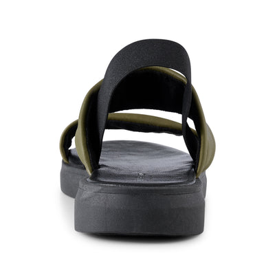 SHOE THE BEAR WOMENS Brenna slingback leather Sandals 298 MOSS GREEN