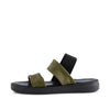 SHOE THE BEAR WOMENS Brenna slingback leather Sandals 298 MOSS GREEN