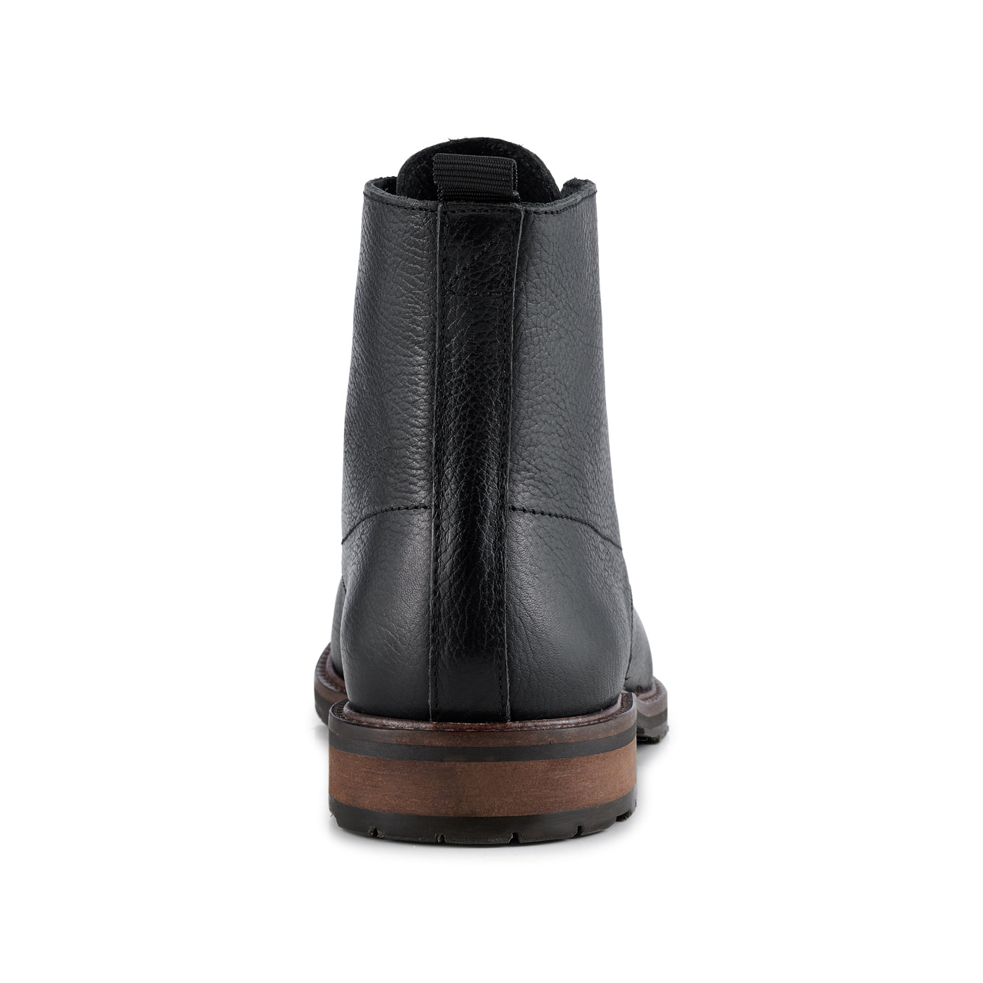SHOE THE BEAR MENS Brigade Leather Boot Boots 116 BLACK / BROWN