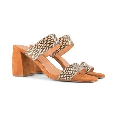 SHOE THE BEAR WOMENS Caren Heeled Suede Sandal Heel Sandals 250 MIX
