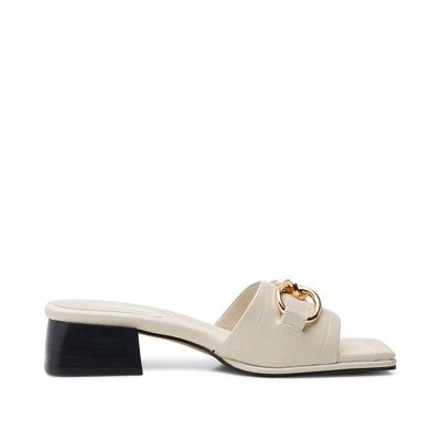 SHOE THE BEAR WOMENS Colette mule leather Sandals 127 OFF WHITE