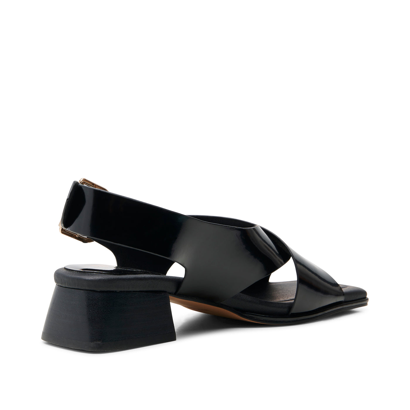 SHOE THE BEAR WOMENS Colette sandal leather Sandals 110 BLACK