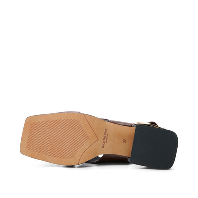 SHOE THE BEAR WOMENS Colette sandal leather Sandals 130 BROWN
