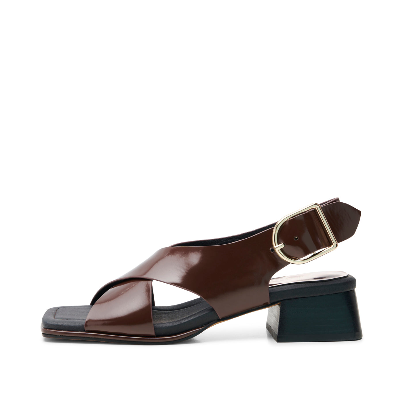 SHOE THE BEAR WOMENS Colette sandal leather Sandals 130 BROWN