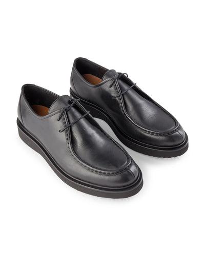 SHOE THE BEAR MENS Cosmos apron shoe leather Shoes 110 BLACK