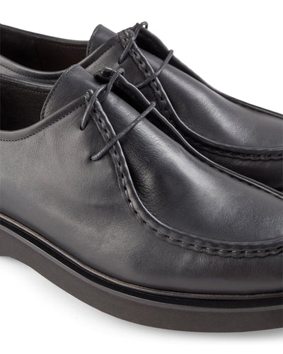 SHOE THE BEAR MENS Cosmos apron shoe leather Shoes 110 BLACK