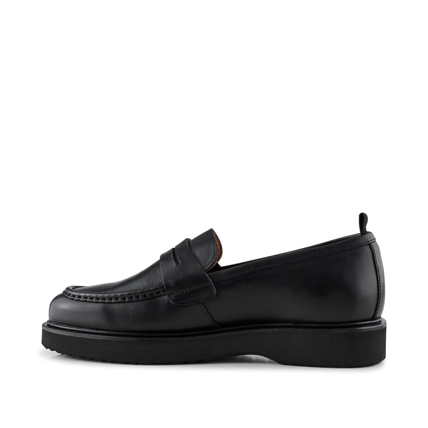 SHOE THE BEAR MENS Cosmos loafer leather Loafers 110 BLACK
