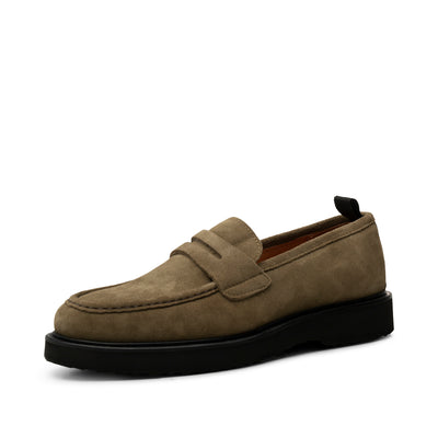 SHOE THE BEAR MENS Cosmos loafer suede Loafers 151 KHAKI