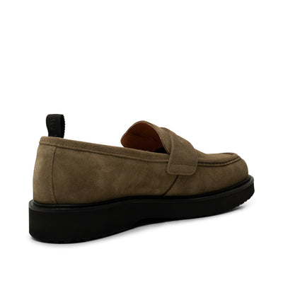 SHOE THE BEAR MENS Cosmos loafer suede Loafers 151 KHAKI