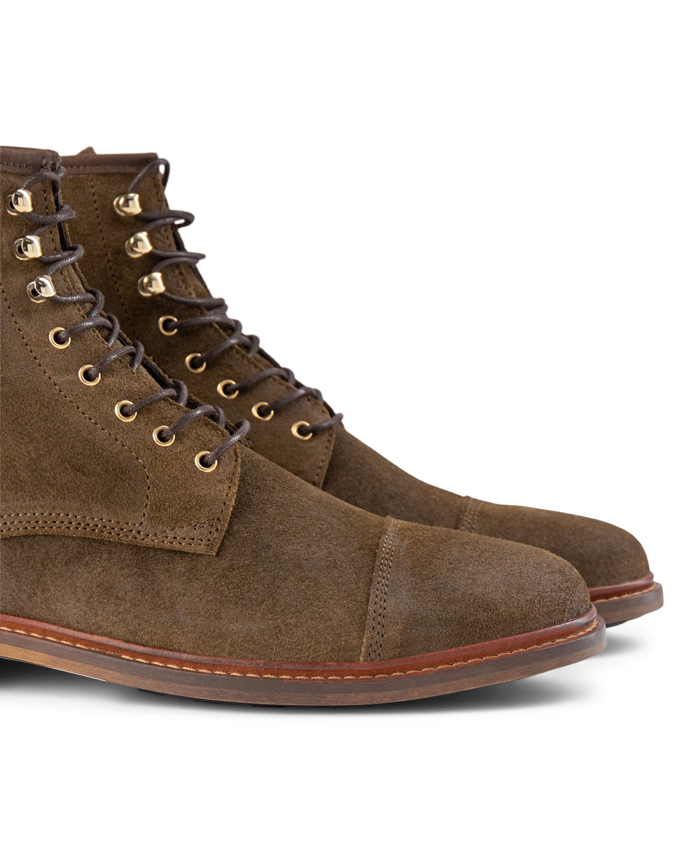 SHOE THE BEAR MENS Curtis boot waxed Boots 151 KHAKI