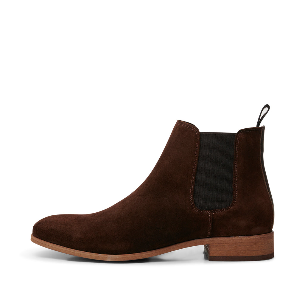 Waxed suede chelsea boot new arrivals