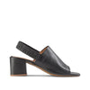 SHOE THE BEAR WOMENS Elodie Leather Sandal Heel Sandals 110 BLACK