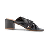 SHOE THE BEAR WOMENS Elodie Twist Mules Heel Sandals 110 BLACK