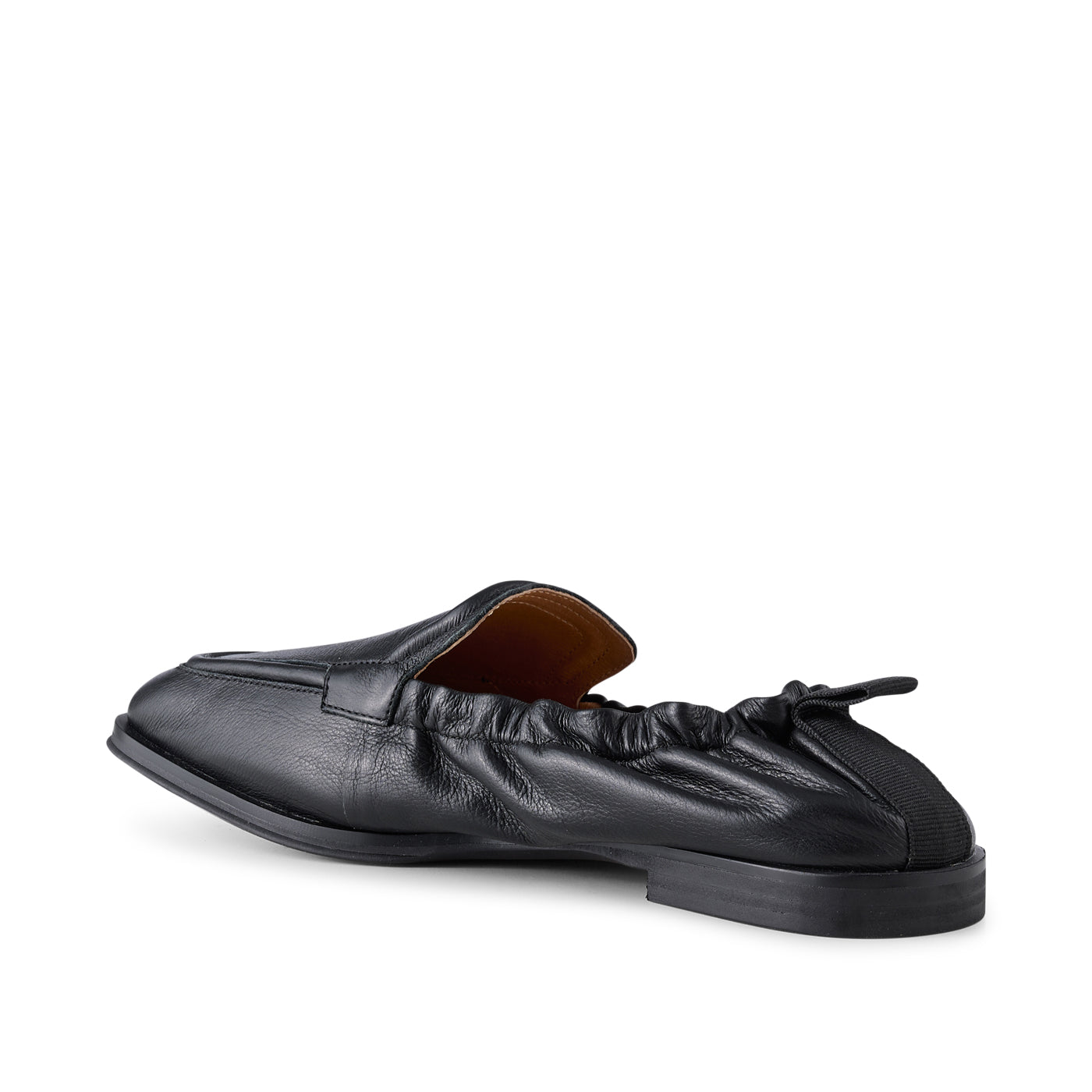 SHOE THE BEAR WOMENS Erika loafer leather Loafers 828 BLACK GRAIN