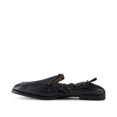 SHOE THE BEAR WOMENS Erika loafer leather Loafers 828 BLACK GRAIN