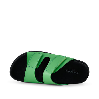 SHOE THE BEAR WOMENS Fern sandal leather Sandals 180 GREEN