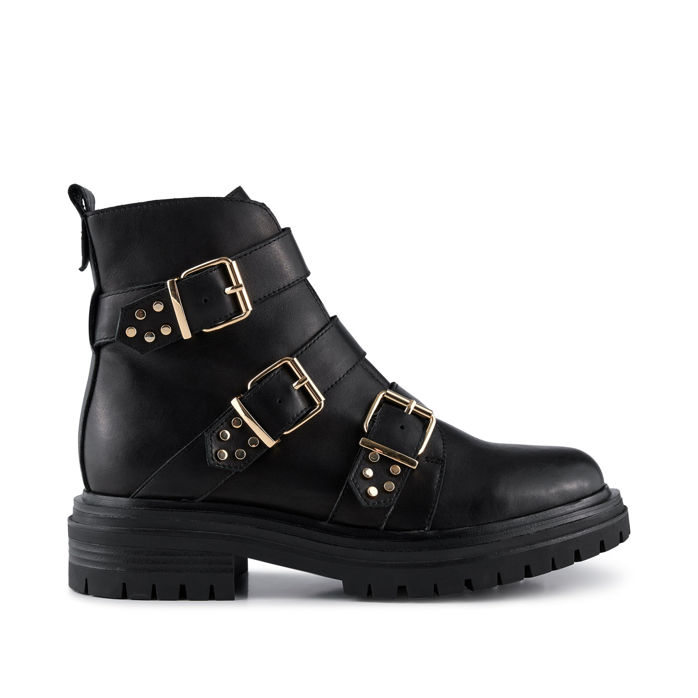 SHOE THE BEAR WOMENS Franka boot leather Boots 110 BLACK