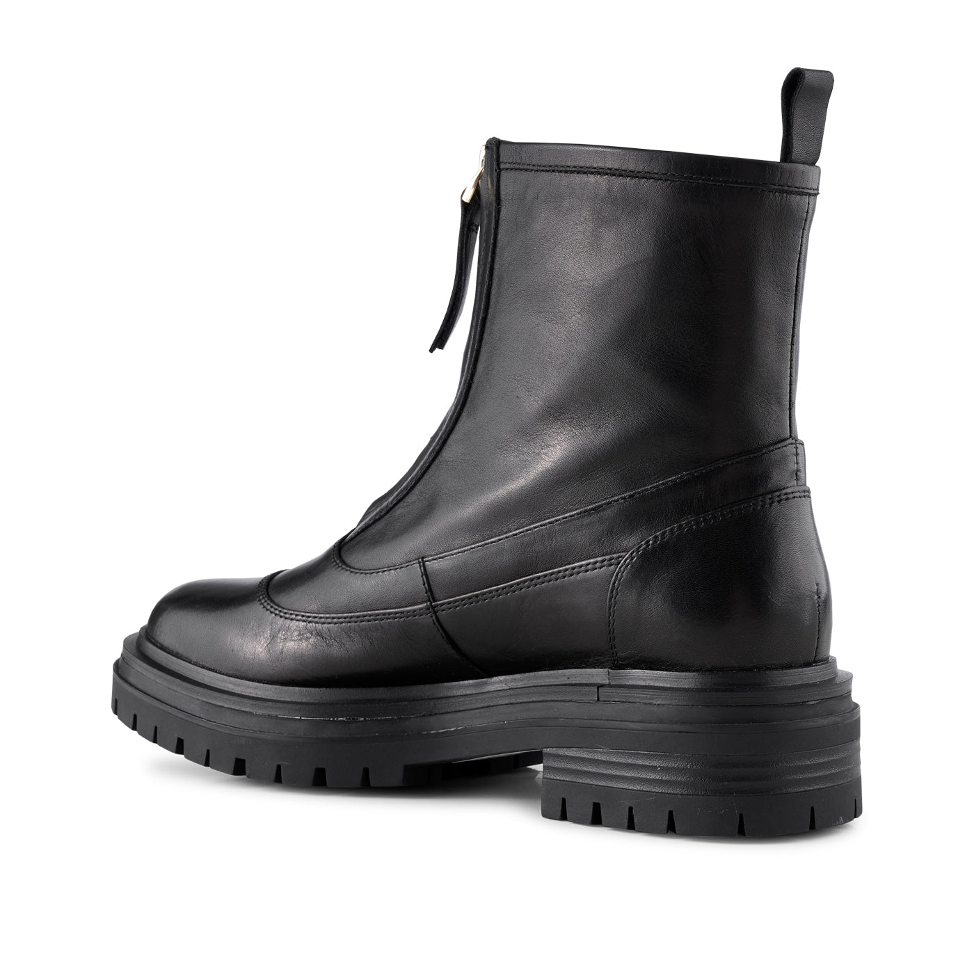 SHOE THE BEAR WOMENS Franka boot leather Boots 110 BLACK