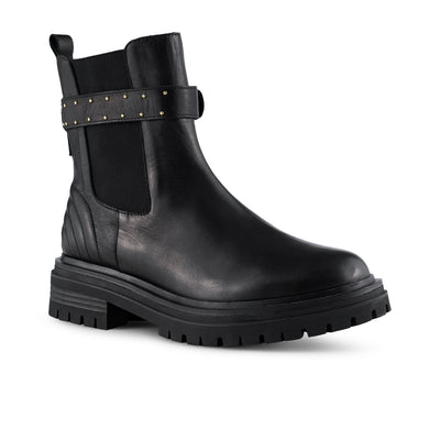 SHOE THE BEAR WOMENS Franka leather chelsea boot Chelsea Boots 110 BLACK