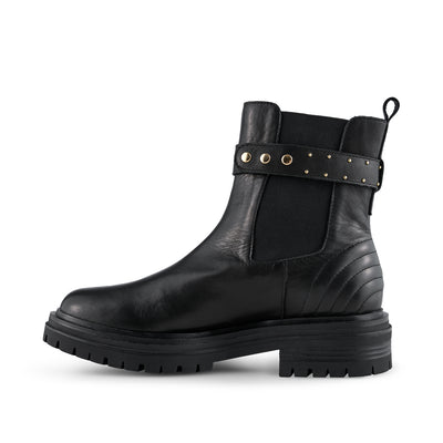 SHOE THE BEAR WOMENS Franka leather chelsea boot Chelsea Boots 110 BLACK