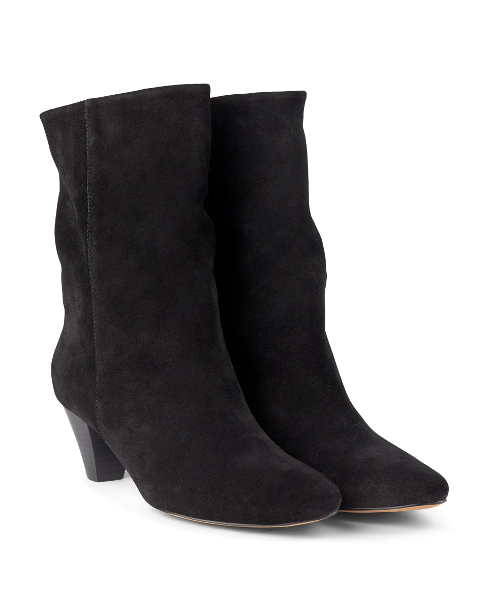 SHOE THE BEAR WOMENS Gita Suede Boot Boots 110 BLACK
