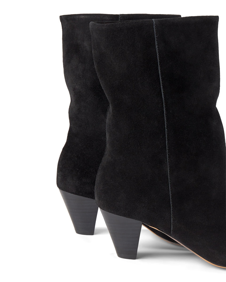 SHOE THE BEAR WOMENS Gita Suede Boot Boots 110 BLACK