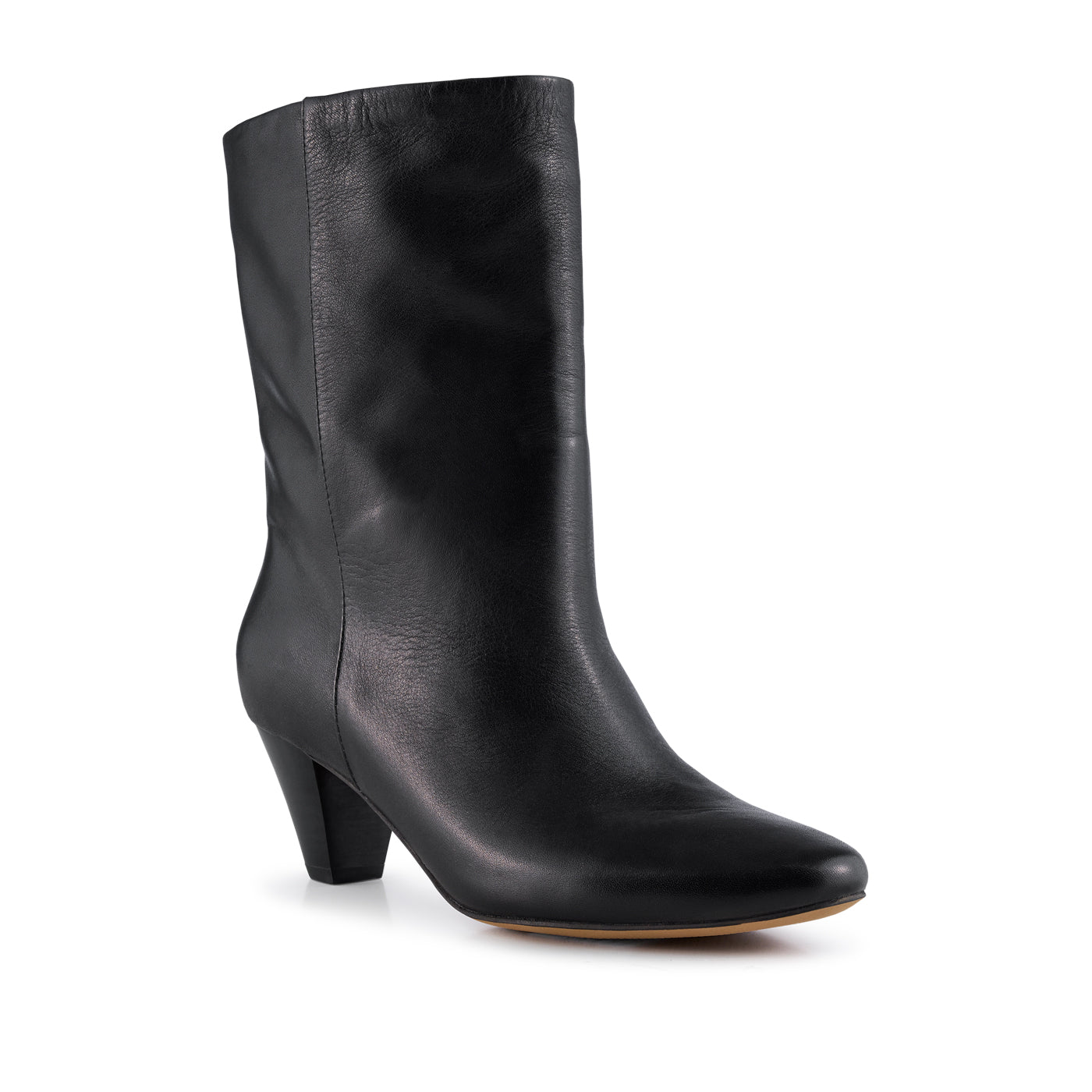 Gita boot leather BLACK SHOE THE BEAR US
