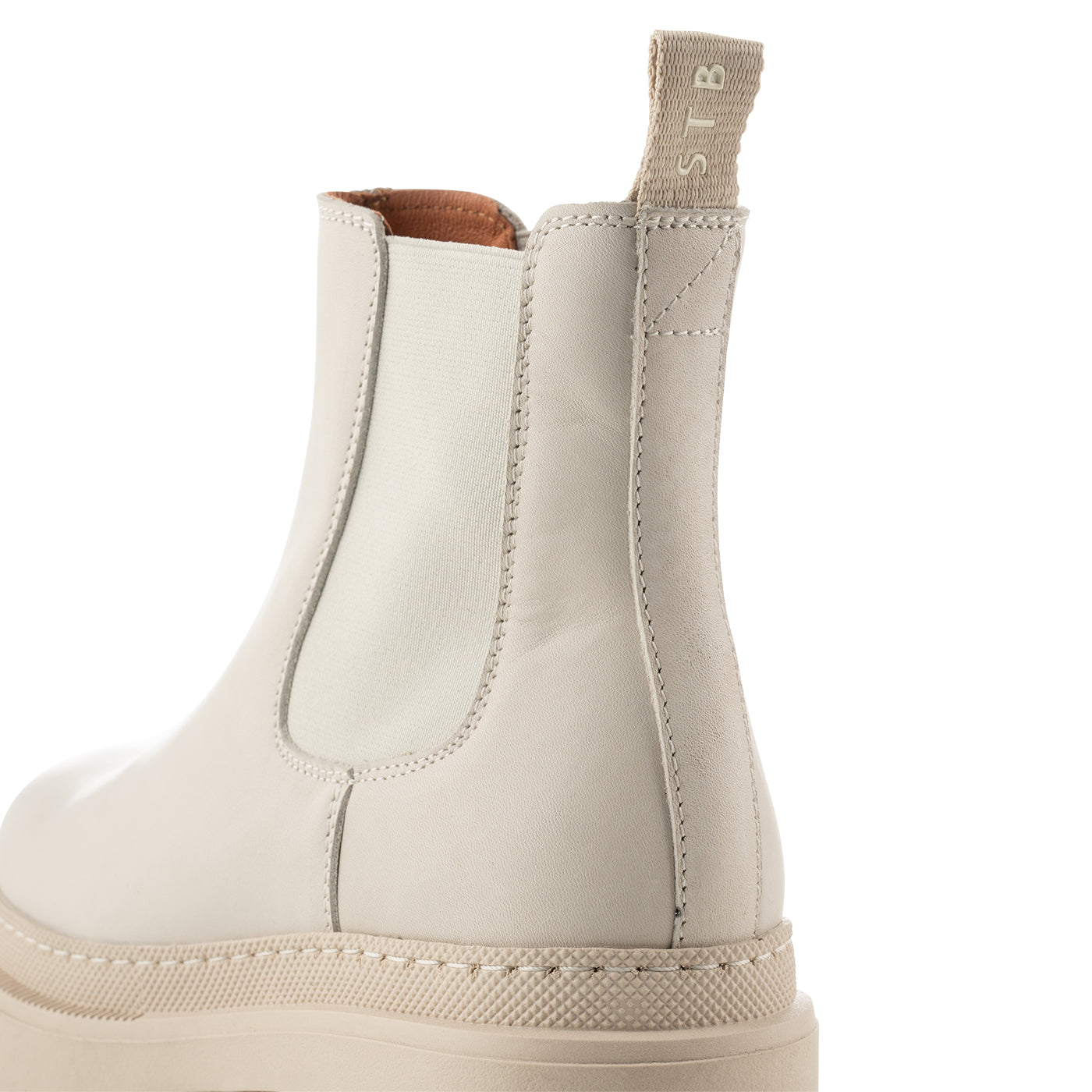 All white chelsea boots clearance