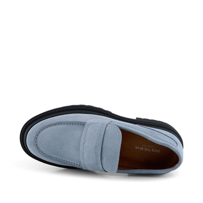 SHOE THE BEAR WOMENS Iona loafer suede Loafers 170 BLUE