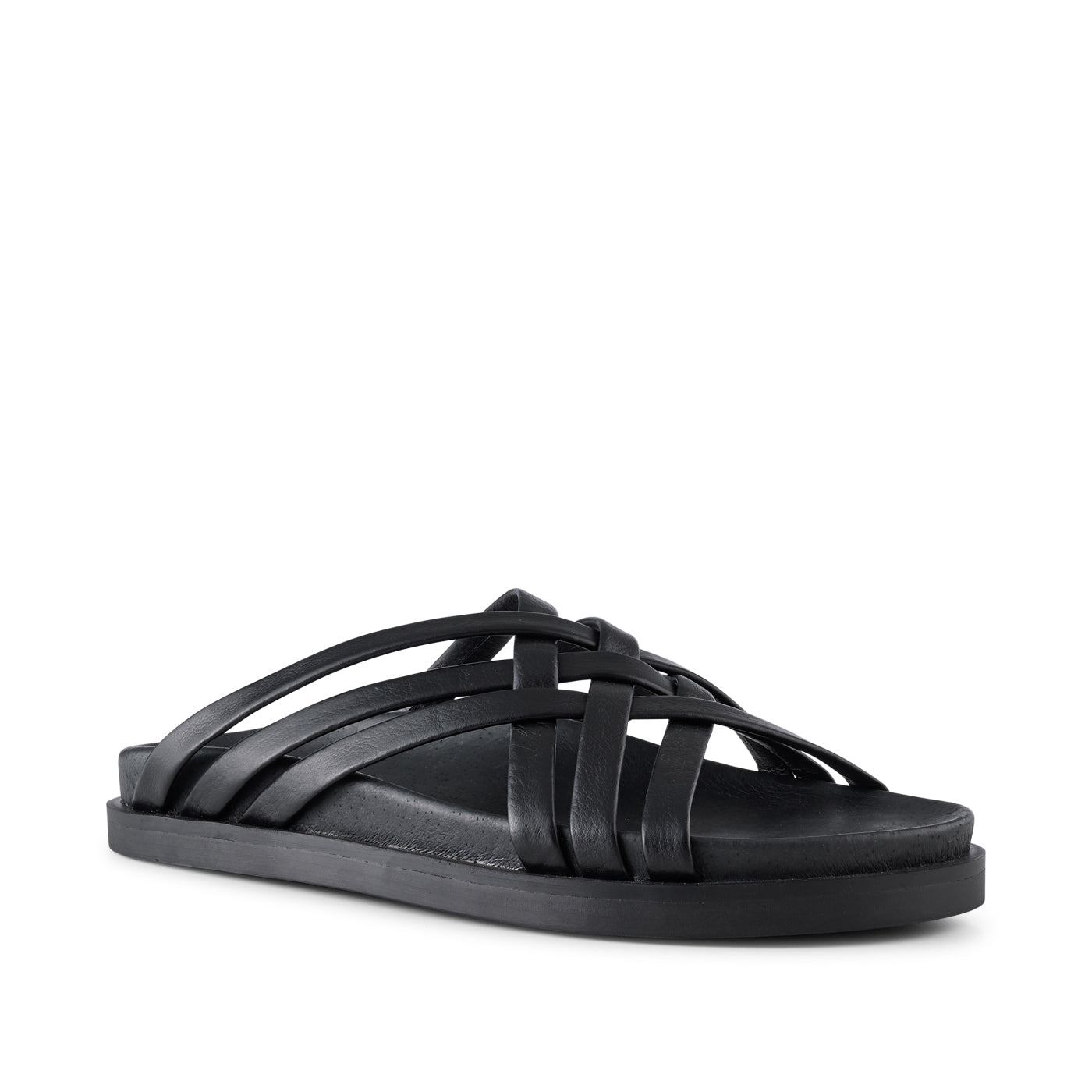SHOE THE BEAR WOMENS Ivy mule leather Sandals 110 BLACK