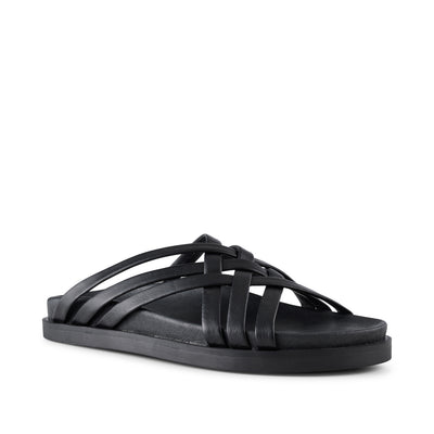 SHOE THE BEAR WOMENS Ivy mule leather Sandals 110 BLACK