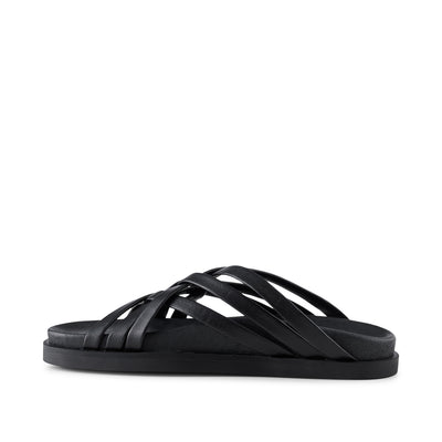 SHOE THE BEAR WOMENS Ivy mule leather Sandals 110 BLACK