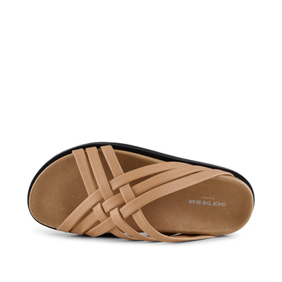 SHOE THE BEAR WOMENS Ivy mule leather Sandals 134 BEIGE