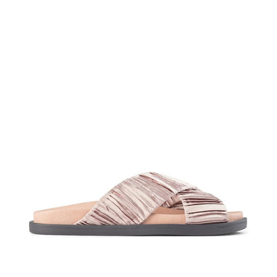 SHOE THE BEAR WOMENS Ivy sandal textile Flat Sandals 221 NUDE