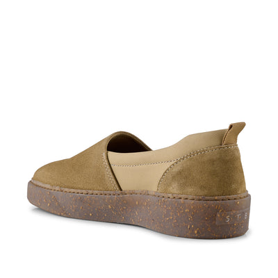 SHOE THE BEAR MENS Jesper slip-on suede Sneakers 150 SAND
