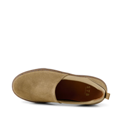 SHOE THE BEAR MENS Jesper slip-on suede Sneakers 150 SAND