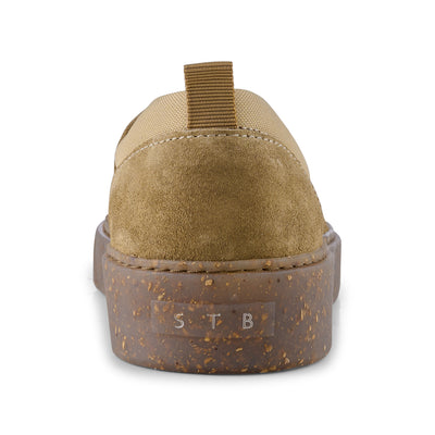 SHOE THE BEAR MENS Jesper slip-on suede Sneakers 150 SAND
