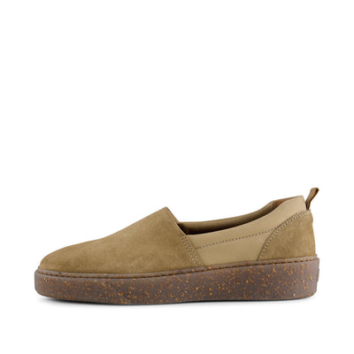 SHOE THE BEAR MENS Jesper slip-on suede Sneakers 150 SAND