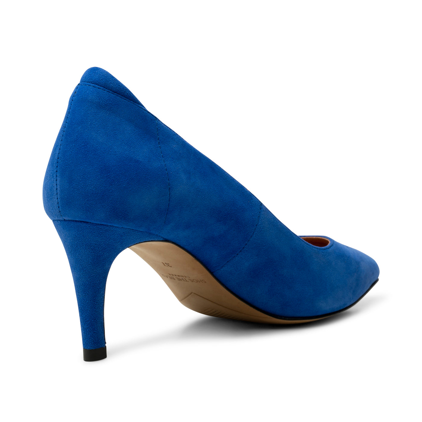 SHOE THE BEAR WOMENS Kelly heel suede Heels 921 COBALT