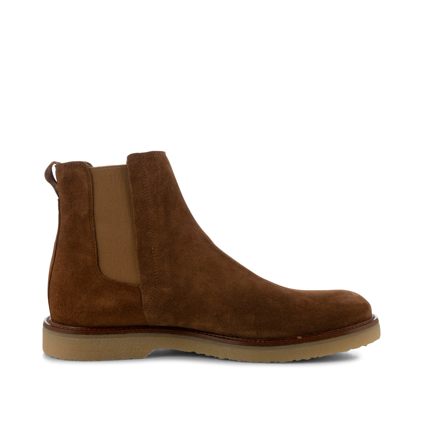 Kip chelsea boot suede - TAN