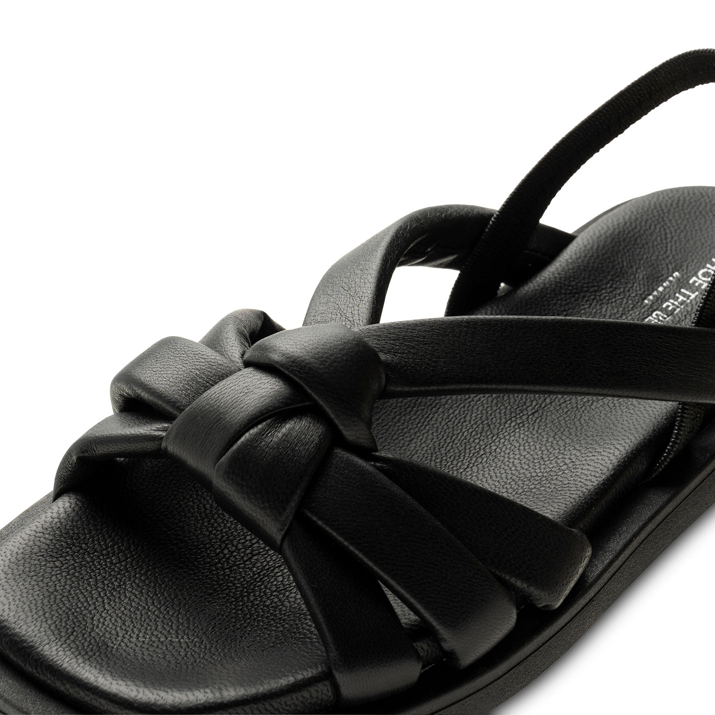 SHOE THE BEAR WOMENS Krista slingback sandal leather Sandals 110 BLACK