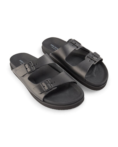 SHOE THE BEAR MENS Luma sandal leather Flat Sandals 110 BLACK