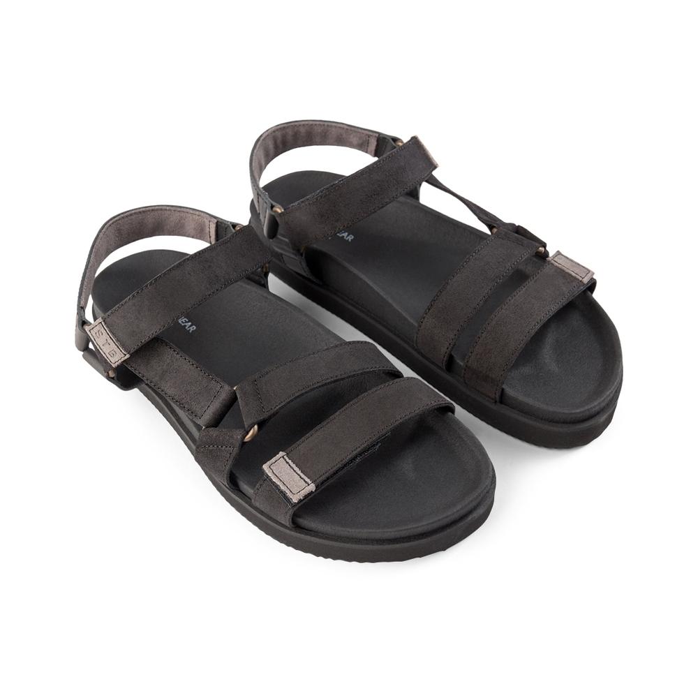 SHOE THE BEAR MENS Luma sandal textile Flat Sandals 110 BLACK
