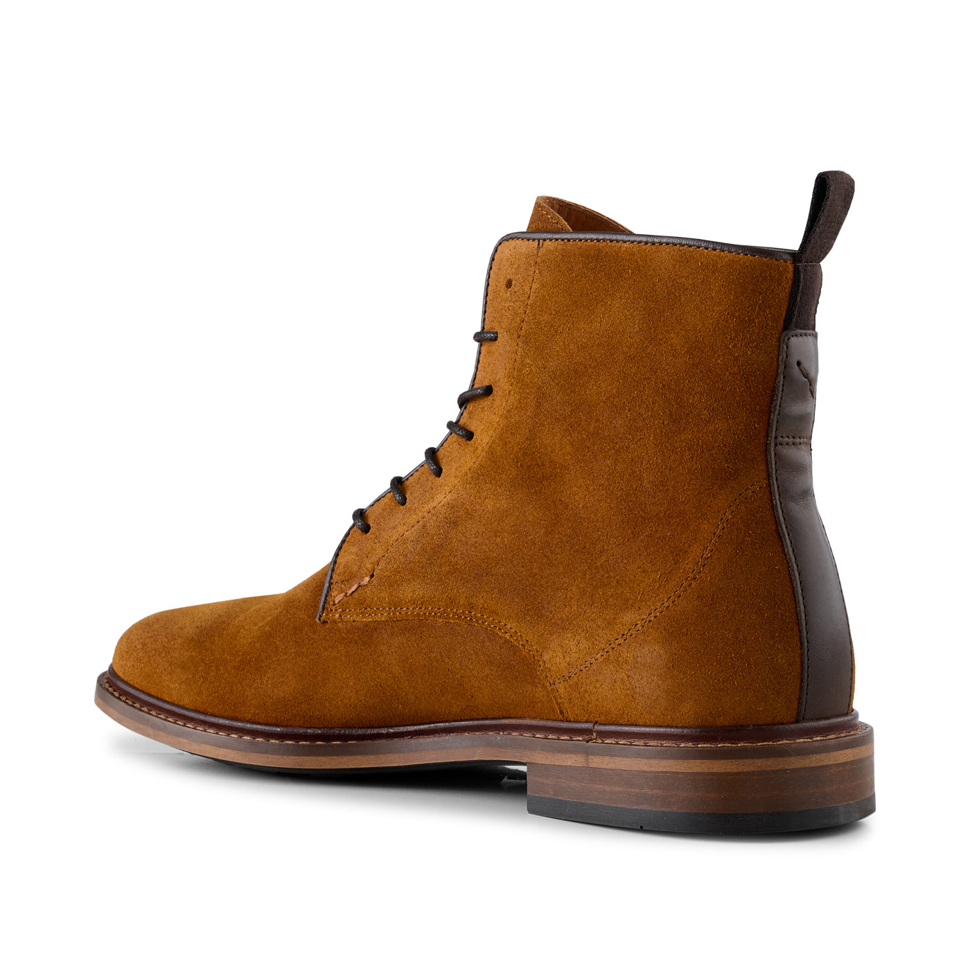 SHOE THE BEAR MENS Ned Boot Waxed Suede Boots 135 TAN