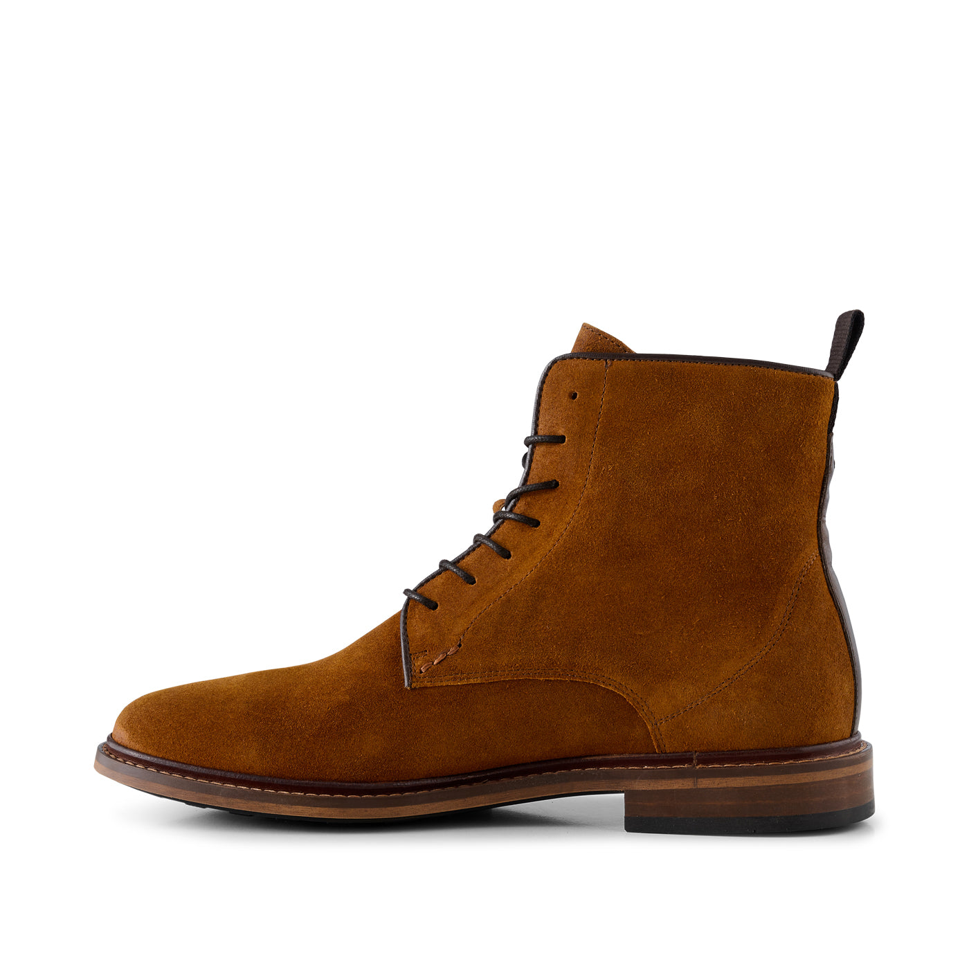 SHOE THE BEAR MENS Ned Boot Waxed Suede Boots 135 TAN