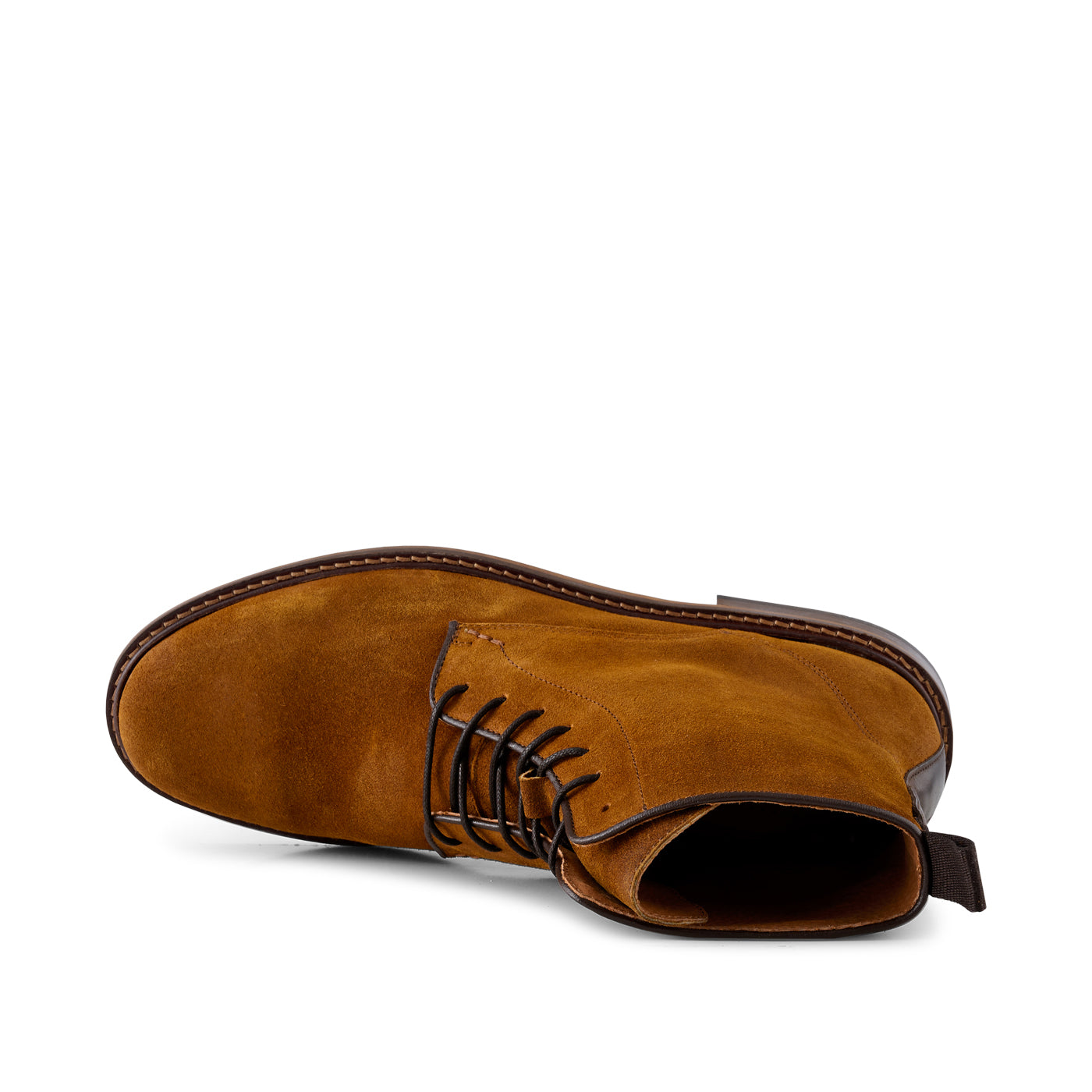 SHOE THE BEAR MENS Ned Boot Waxed Suede Boots 135 TAN