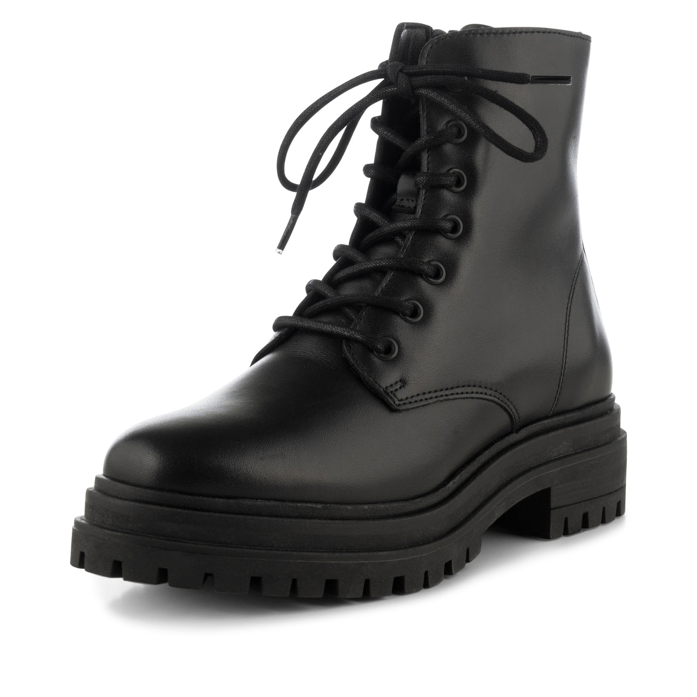 SHOE THE BEAR WOMENS Nettie lace up boot leather Boots 110 BLACK