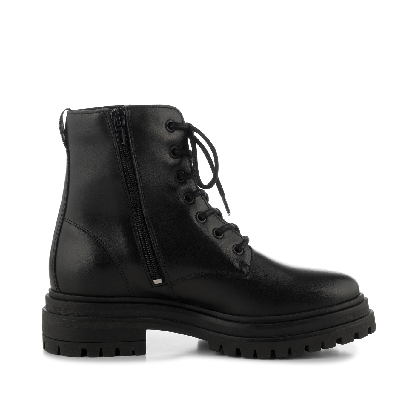 SHOE THE BEAR WOMENS Nettie lace up boot leather Boots 110 BLACK