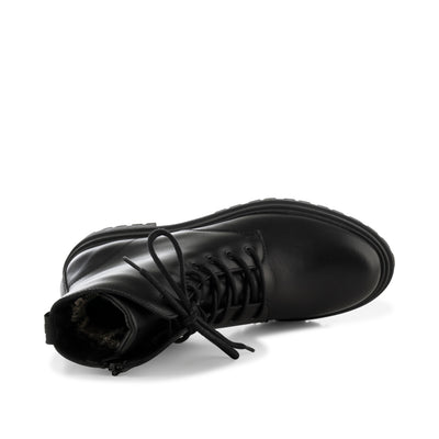 SHOE THE BEAR WOMENS Nettie lace up boot leather Boots 110 BLACK